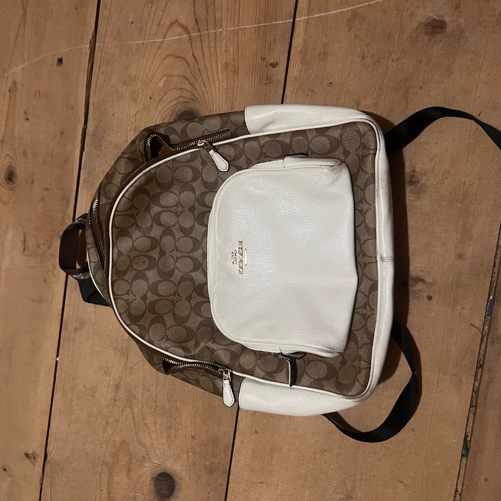 COACH Court Backpack In Signature Canvas - Picture 10 of 10